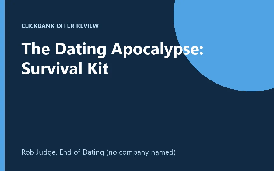 The Dating Apocalypse Survival Kit dating program