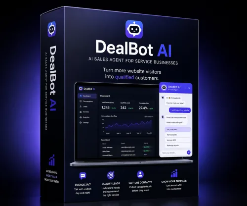 DealBot AI sales assistant dashboard image