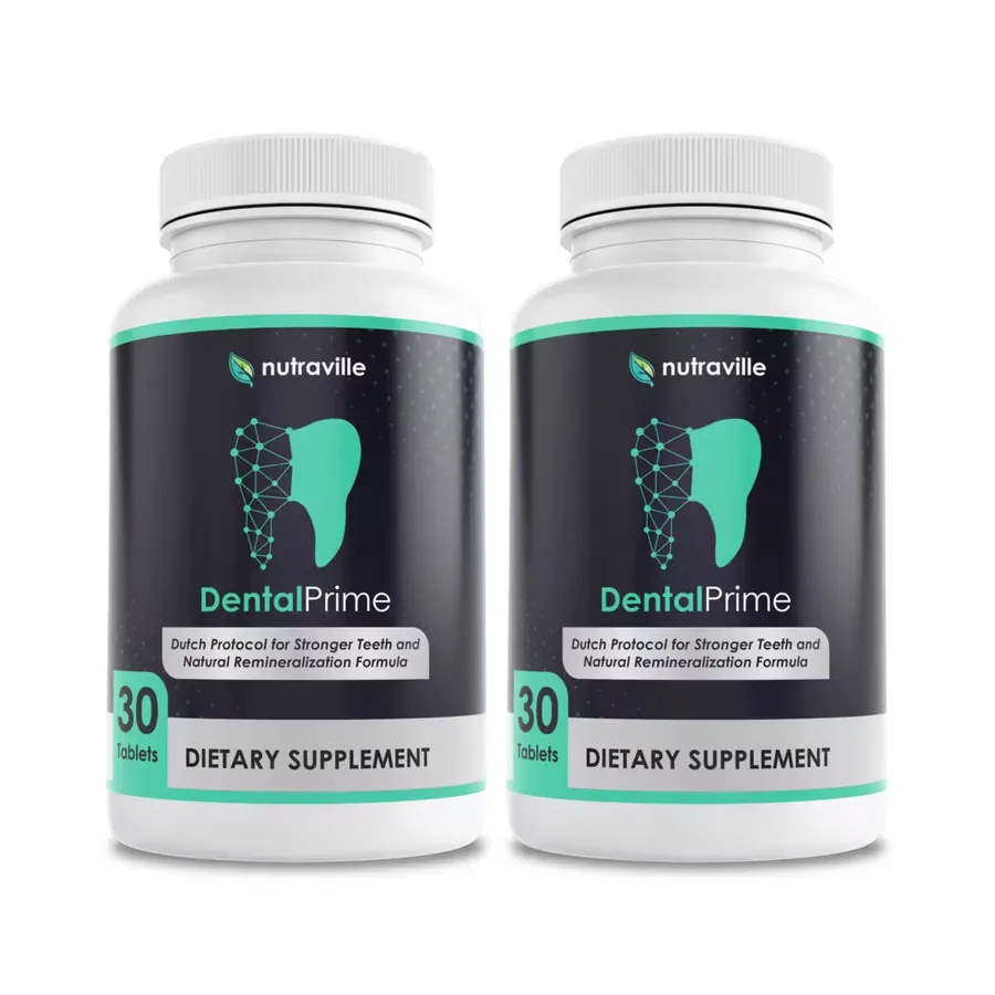 Cover image for DentalPrime dental health capsules, 2-bottle trial package