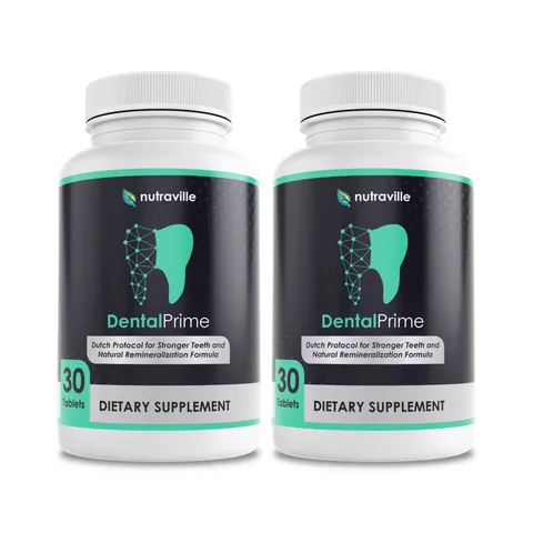 Cover image for DentalPrime dental health capsules, 2-bottle trial package