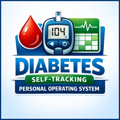 Diabetes Self-Tracking Personal Operating System (Spreadsheet) product image