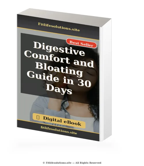 Digestive Comfort and Bloating Guide in 30 Days ebook cover