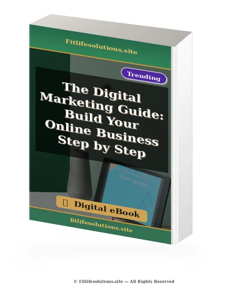 Cover of the The Digital Marketing Guide: Build Your Online Business Step by Step digital eBook