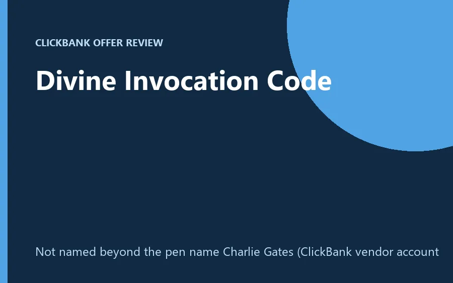 Divine Invocation Code product image