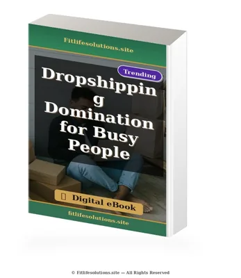 Dropshipping Domination for Busy People ebook cover