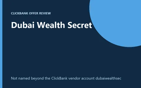 Dubai Wealth Secret audio product image