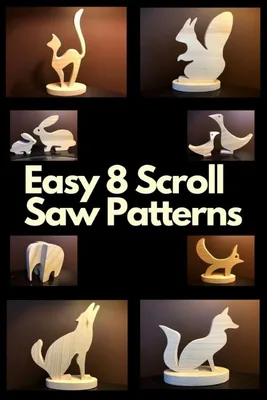Easy 8 Scroll Saw Patterns (Richard Myrchak) product image