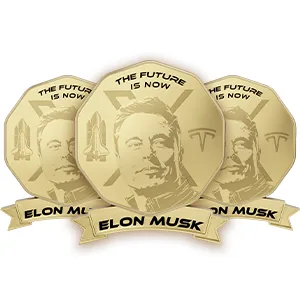 Elon Musk Collectible Badges product image