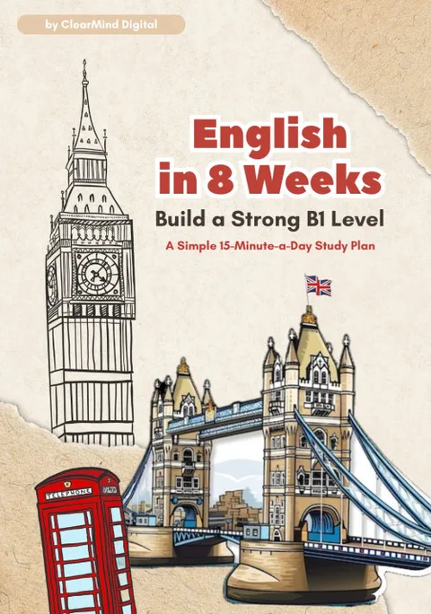 English in 8 Weeks: Build a Strong B1 Level (Step-by-Step Study Plan) product image