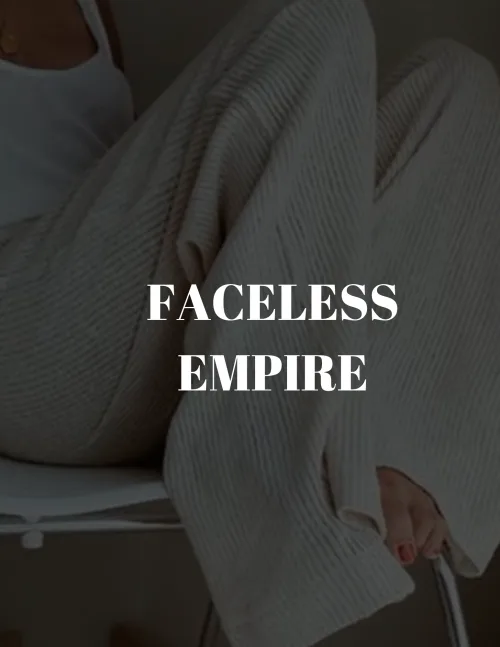 Faceless Empire: Instagram Without Showing Your Face product image