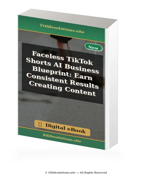 Faceless TikTok Shorts Blueprint ebook cover