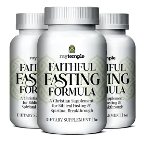 Faithful Fasting Formula supplement bottles