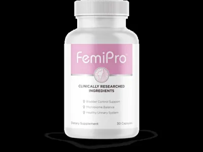 FemiPro women's health supplement bottle