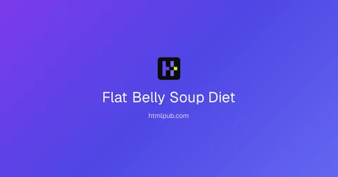 Flat Belly Soup Diet digital guide cover