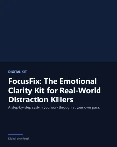 FocusFix: The Emotional Clarity Kit product image