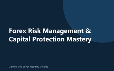 Generic title cover made by this site for the risk management forex course