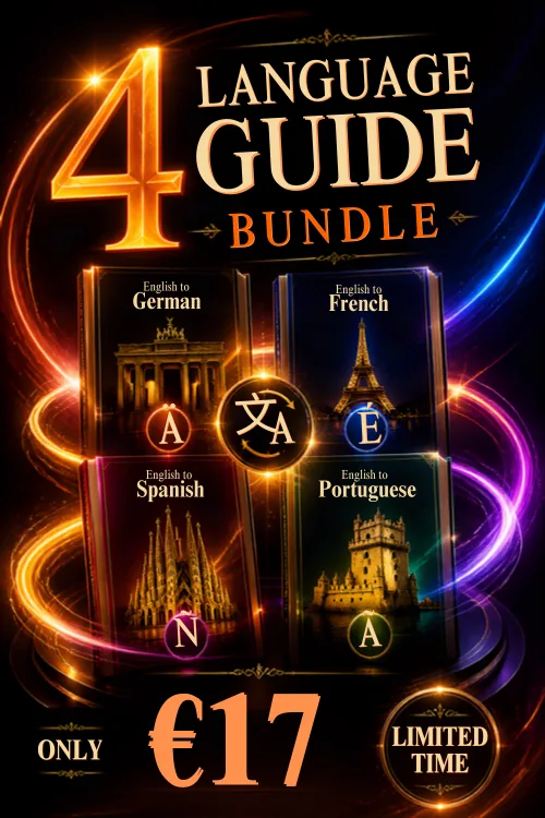 4 Language Guides Package: German, French, Spanish and Portuguese product image
