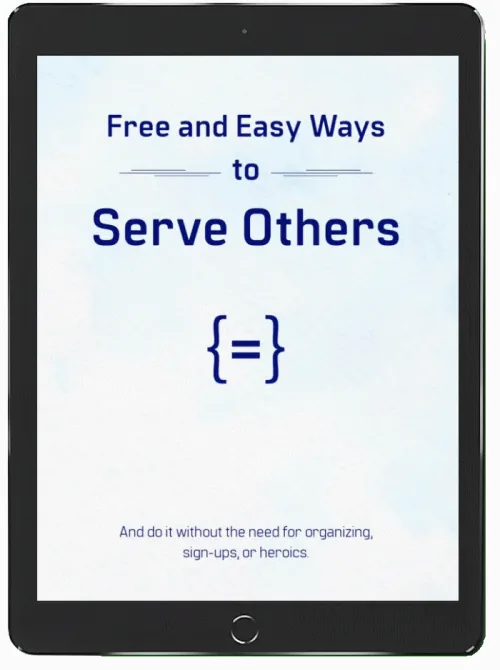 Free and Easy Ways to Serve Others - eBook product image