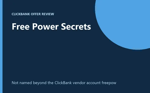Free Power Secrets fuel generator guides