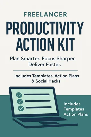 Freelancer Productivity Action Kit product image