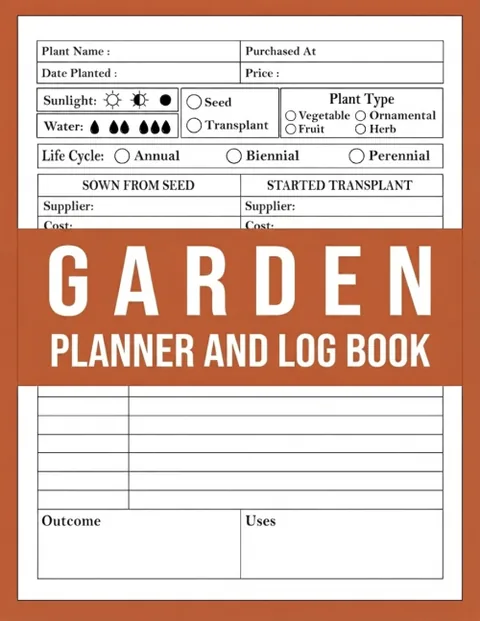 Garden Planner and Logbook printable PDF product image