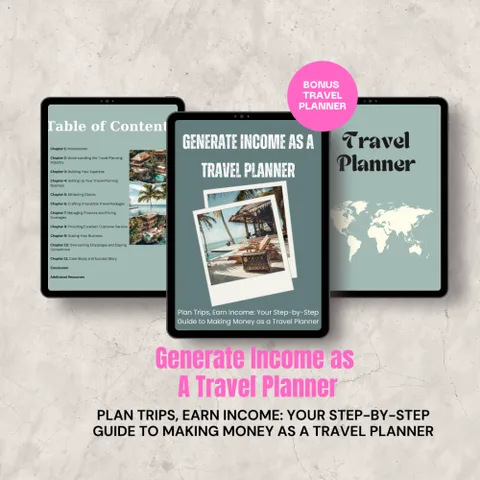 Generate Income as A Travel Planner product image