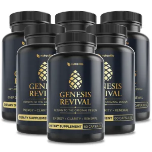 Genesis Revival supplement bottles, 6-bottle kit