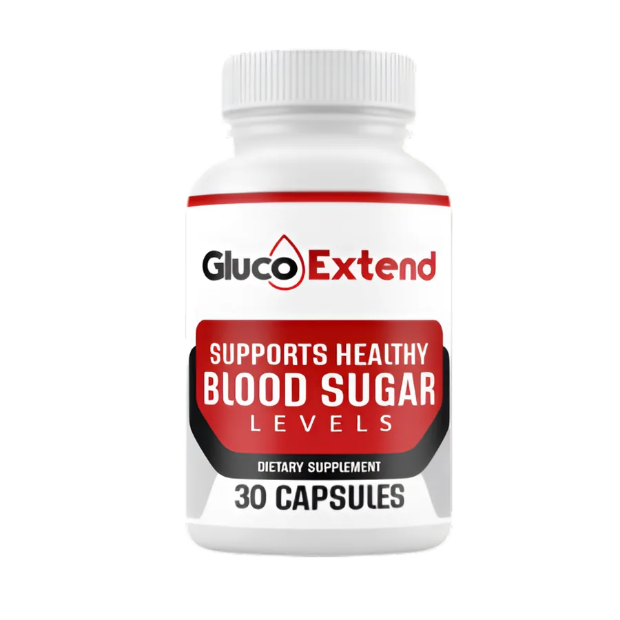 Bottle of Gluco Extend supplement