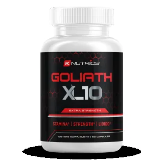 Goliath XL 10 supplement bottle