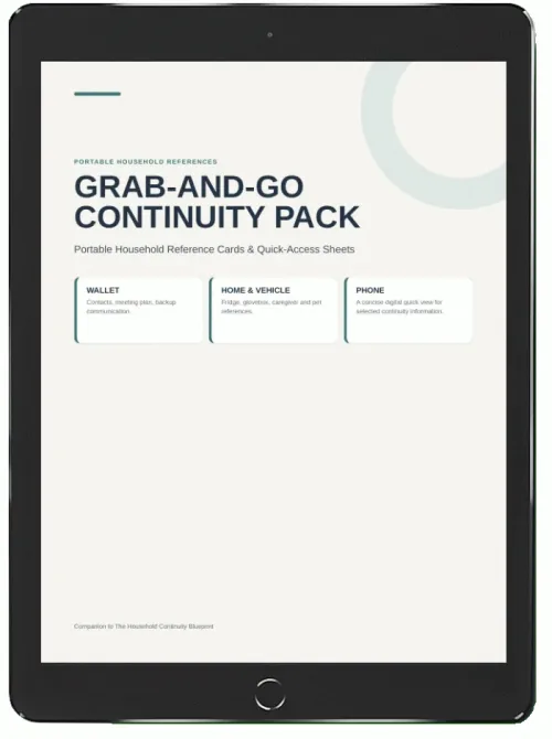 Grab-and-Go Continuity Pack product image