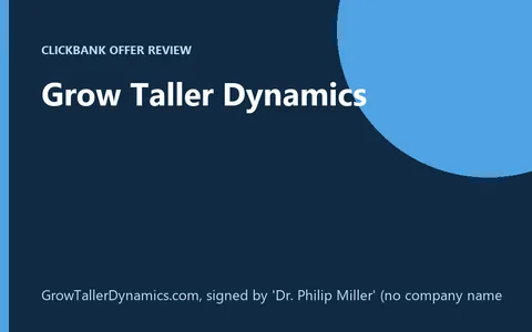 Grow Taller Dynamics product image
