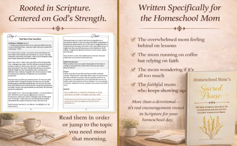 Homeschool Mom's Sacred Pause: 100-Day Devotional product image