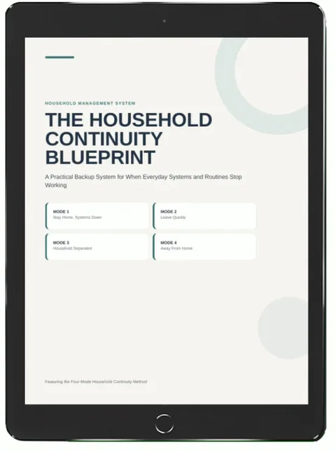 The Household Continuity Blueprint product image