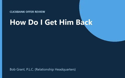 How Do I Get Him Back ebook and system cover