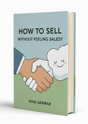 How To Sell without Feeling Salesy ebook cover