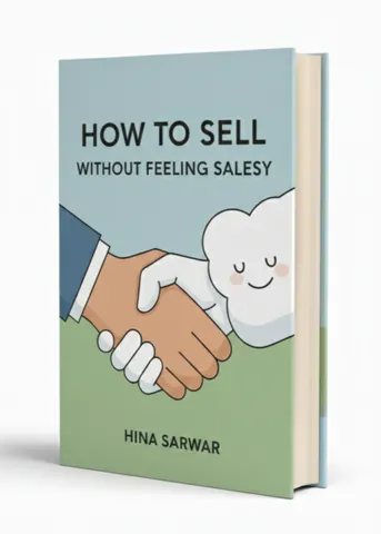 How To Sell without Feeling Salesy ebook cover