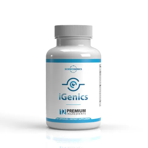 iGenics vision supplement bottle