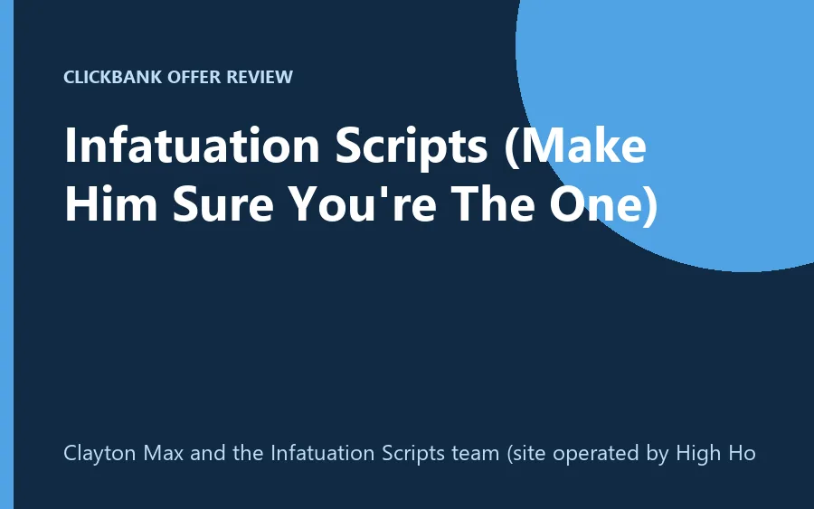 Infatuation Scripts product image
