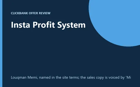 Insta Profit System product image