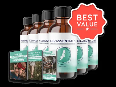Kerassentials supplement bottles