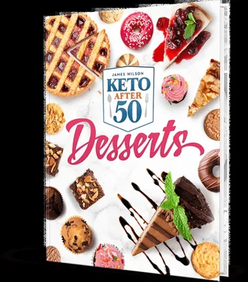 Keto After 50 Desserts cookbook cover