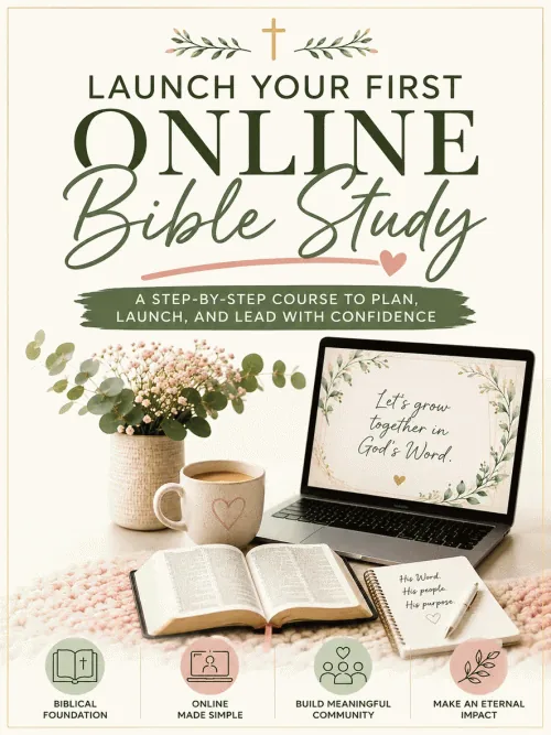 Launch Your First Online Bible Study product image