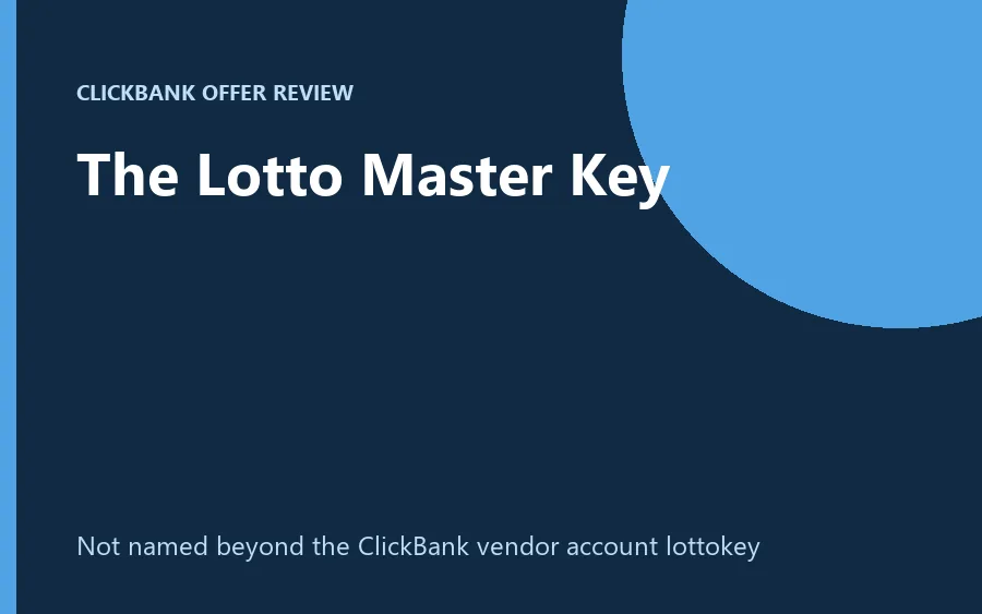 The Lotto Master Key AI dashboard graphic