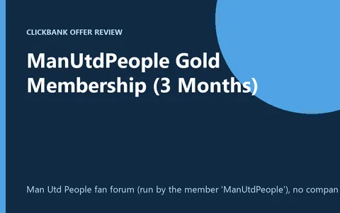 ManUtdPeople Gold Membership product image