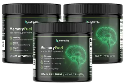 MemoryFuel three bottle supplement pack