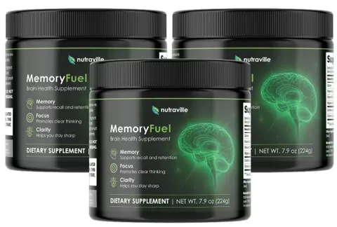 MemoryFuel three bottle supplement pack