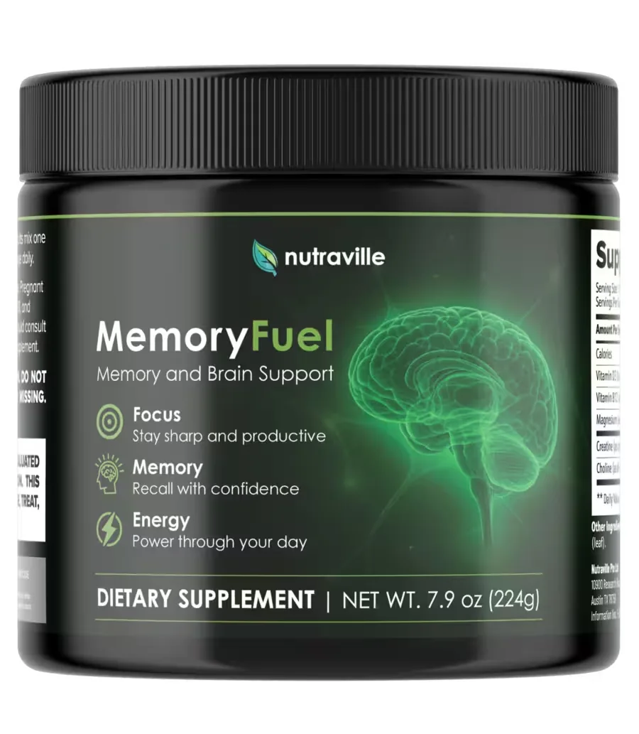 MemoryFuel supplement bottle product image