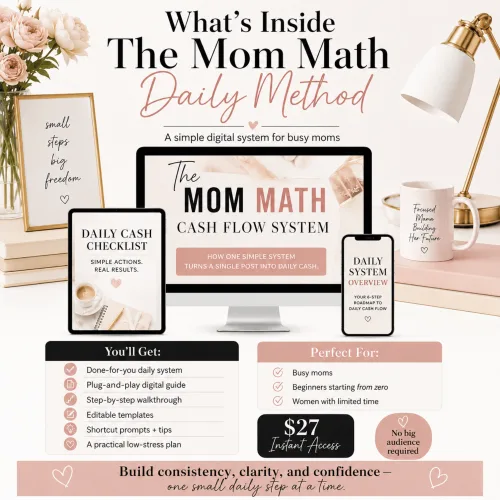 The Mom Math Cash Flow System product image