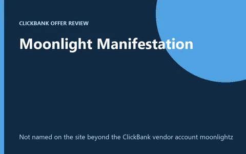 Moonlight Manifestation product image