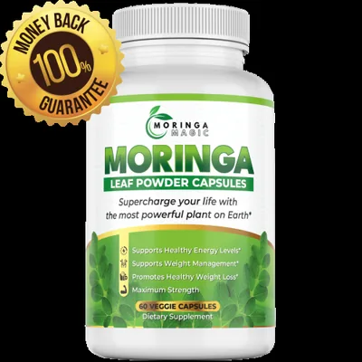 Moringa Magic supplement bottle